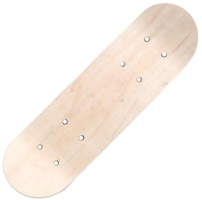 Perfeclan Blanko-Skateboard-Deck für Kinder, DIY-Skateboard, Kreativitätsentwicklung, unbemalt, leeres Longboard-Deck, Holzdeck für Kinder und Kinder