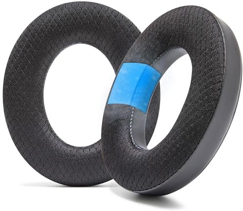 WC FreeZe Momentum 4 - Cuscinetti auricolari in gel rinfrescante per cuffie wireless over-ear Sennheiser Momentum 4 di Wicked Cushions - Aumentano il comfort e lo spessore| Black