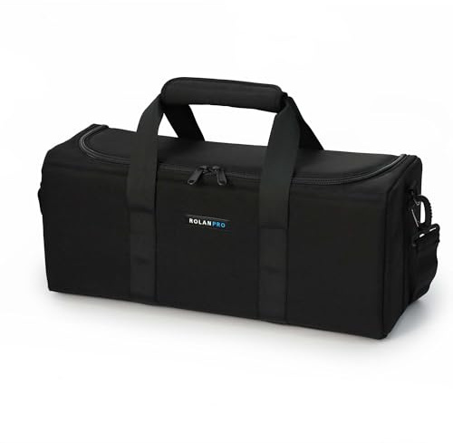 Rolanpro Telephoto Lens Camera Bag for Sony FE 400-800mm f/6.3-8 G OSS, Portable Hand-held Storage Bag, Lens Shoulder Bag (Black)