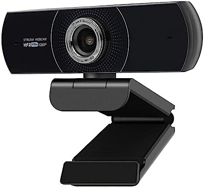Webcam 1080P HD 60fps con micrófono for computadora portátil de Escritorio Reunión Streaming Web Camera USB
