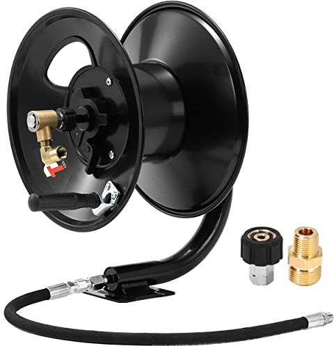 Tool Daily Avvolgitubo per idropulitrice, avvolgitubo in acciaio resistente da 30 m per idropulitrice