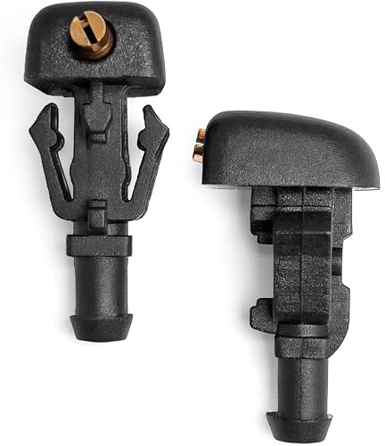 2 PCS Front Windshield Washer Nozzles, Washer Spray Jet Kit Fit for Ford F150 E150 E250 E350 2004-2013, Replaces OEM #: 3W7Z17603AA