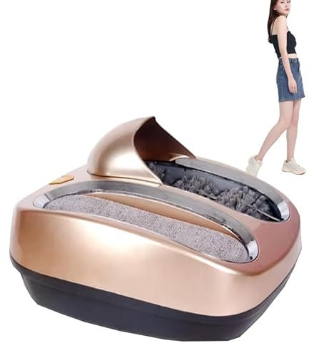 KYZTMHC Automatische Schuhsohlenbürstenmaschine, Multifunktions-Schuhputzmaschine, automatische Induktion, für staubfreies Hotel/Werkstatt(Gold)