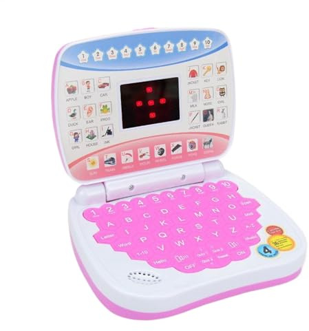 Laptop Learning | Computadora portátil de Juguete para niños con músicos - Playppap para niños, computadora portátil de Aprendizaje Preescolar para más de 3 años de jardín de Infantes