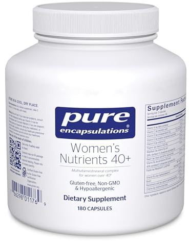 Pure Encapsulations Women's Nutrients 40+ - Multivitamin for Women Over 40 to Support Urinary Tract Health, Breast Cell Health & Eye Integrity* - with Vitamin C, E & A - 180 Capsules