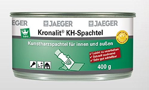 Jaeger Kronalit Kunstharzspachtel für Holz und Metall, weiss (400)