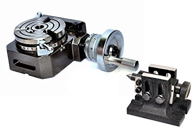 HV4 ROTARY TABLE WITH TAILSTOCK (High Precision & Smooth Rotation of Hand wheel)