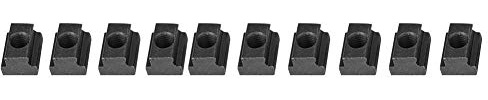 10-Teilige T-Nut-Mutter Aus Kohlenstoffstahl T-Mutter Mit Gewinde Durch M8/M10/M12-Gewinde Optional(M8(10PCS)) Für Maschinenbau Und Möbelmontage