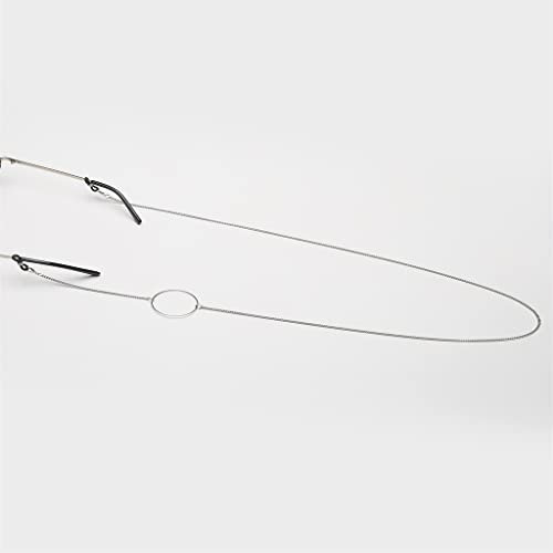 SUNMME Brillenkette aus Edelstahl, Brillenseil, Lanyard, Brillenzubehör, Brillenkette, verblasst Nicht leicht