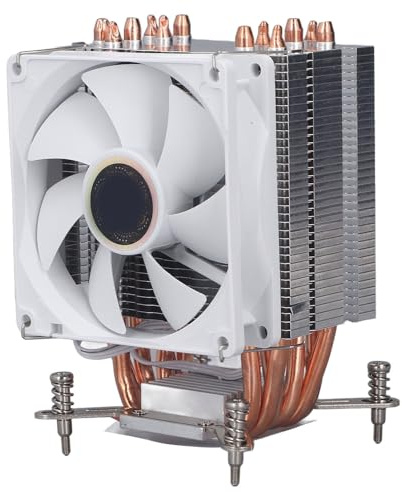 Hydraullager CPU Luftkylare, 2000 RPM 48CFM Silent Cooling Performance, 90 Mm CPU Air Cooler Kompatibel med 775 1150 1151 1155 1156 1200 1700 1356 1366 och 2011 Moderkort