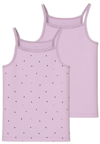 Name IT Mädchen Nkfstrap Top 2p Winsome Hearts Noos Nkfstrap Top 2P Winsome Hearts Noos (2er Pack)