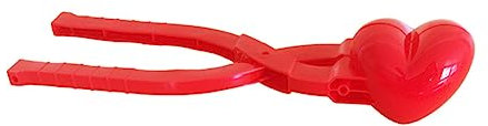 JOINPAYA 1pezzi Palle Di Neve Giocattolo Per Ragazzo Ragazza Ragazza Clip Per Creare Palle Di Neve Giocattoli Per Ragazzo All Aperto Design Forma Di Cuore Portatile e Resistente
