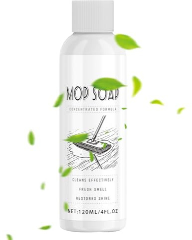 Savon de nettoyage pour serpillières – Savon de serpillère parfumé de 120 ml | Savon pour serpillère pour le nettoyage du sol | Mop Savon vague brésilienne | Savon nettoyant de cartes d'animaux avec