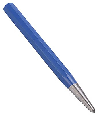 TOPINCN Körner mit Gehärteter Spitze, Langlebig Zum Bohren von Löchern, für Autoglasscheiben, Handwerkzeug aus Legiertem Stahl, 4 Mm Durchmesser, Körner mit Rundem Schaft