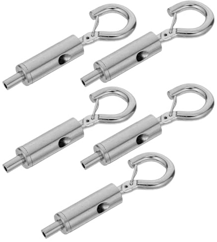 HONITANO Ganci per Cornici in Filo Metallico 5 Pezzi Regolabili in Acciaio Inox 304 per Appendere Quadri e Poster su Binari, per Soggiorno, Camera e Gallerie D’arte senza