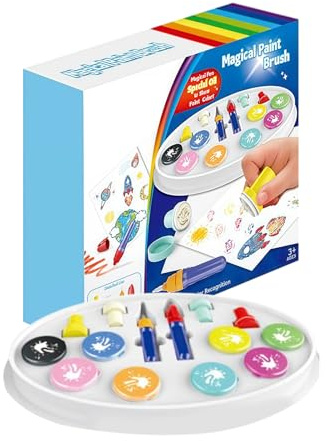 Kit De Colorear Para Niños | Con Lápiz Con Sello De Pintura - Set De Pintura Con Pinceles De Acuarela Para Niños | Para Y Niñas De 3 A 8 Años, Para El Hogar, El Aula, La Escuela Y Aprendizaje