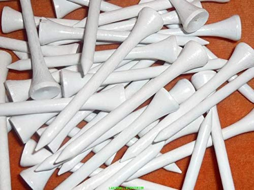 lbc-sports LbcGolf 200 Holztees 8,3 cm 3 1/4 Zoll Farbe Weiss Golf Tees