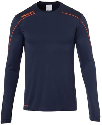 uhlsport barn stream 22 lång ärm trikå marine/fluo rot 128