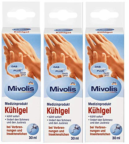 Das gesunde Plus (Mivolis) Kühlgel bei Insektenstichen + Verbrennungen 3er-Pack(3x30ml)
