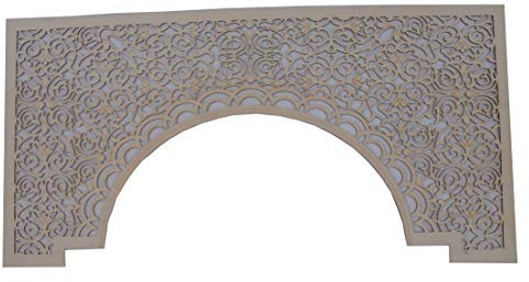 Dekorpaneel Torbogen mit Ornament Slimania - Holz 3mm - 50x100cm