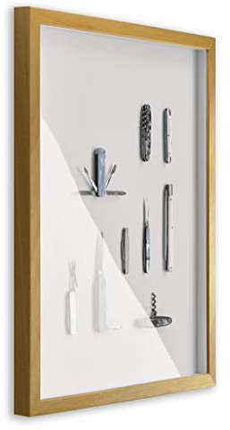 BIRAPA Objektrahmen Talon SPACE 40x70 cm Natur 3D Bilderrahmen zum Befüllen