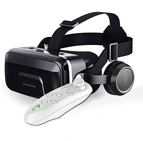 Gafas Realidad Virtual Auriculares Realidad Virtual, Auriculares VR Con Auriculares Para Juegos Inmersivos En Películas 3D Panorámica 360 Grados Compatible Con Teléfonos Móviles 4.0-6.53 Pulgadas