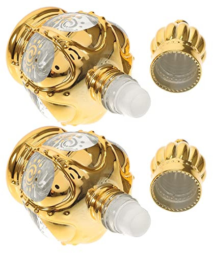 Beavorty 2stücke Roll-flaschen Aus Glas Wiederverwendbare Leere Rollerflaschen Für Ätherische Öle Parfümflaschen Mit Rollerdesign Einfach Zu Befüllen Reinigen Vielseitig Einsetzbar Für Flü