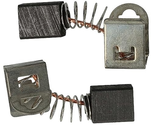 vhbw 2x Kohlebürste 9 x 7,5 x 6 mm kompatibel mit Bosch GSR 18 VE-2 LI (Nr. 3 601 H61 S00) Bohrmaschine, Schlagbohrer + Feder
