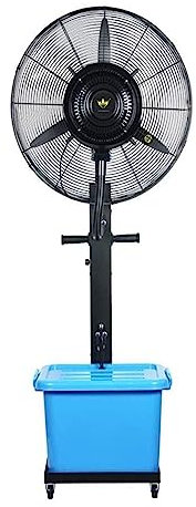 Powerful fan Factory Building Large Oscillating Misting Fan High Power Industrial Factory Misting Spray Fan Cooling Floor Humidifier Commercial Atomization Quiet Fan