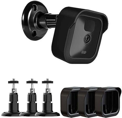 Wandhalterung für Blink Outdoor Kamera, 360 Grad Einstellbare Halterung Halter mit Wetterfeste Schutzhülle Fall für Neue Blink Überwachungskamera System (3'