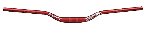 Funn Upturn Högt Mountainbike-styre med styrfäste 31,8mm och bredd 785mm, hållbart och lättviktslegerat upphöjt styre för MTB och BMX, 40mm höjning av MTB-styre (Röd)