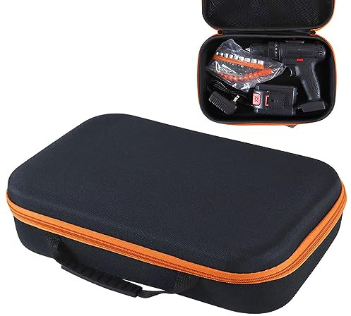 Tool Bag Ox Cloth Empty Storage Drill Organizer | Zipper Closure Carrying Work Pouch | Wear Resistant Power Tool Storage Case | Reusable Outdoor Protective Case | For Outdoor Indoor, S/L