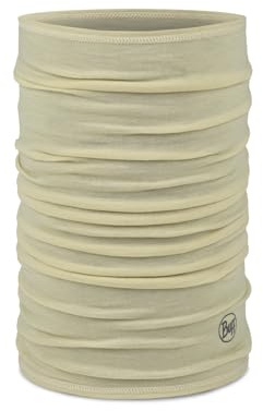 Buff® | Merino lättviktig halsvärmare herr dam vuxen multifunktionell halsduk 100% merinoull, vandring, utomhus, hållbar, lätt, tunn, en storlek, pistaschgrön