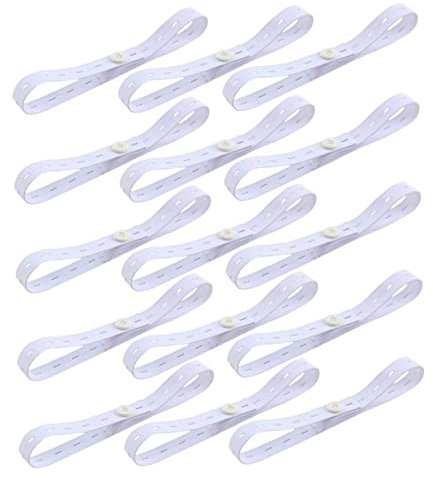 HAPINARY 15stücke Elastische Windelbefestigungsschnallen Windelgürtelschnallen Für Junge Mädchen Kleinkinder Mit Verstellbarer Befestigung Und Einrasten in Knopflöchern