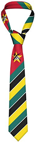 Herren Krawatte Mosambik-Flagge, Krawatte Graziös Hochzeitskrawatte Formelle Krawattenschal Für Festliche Party Büro