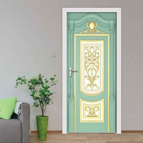 3D Türtapete Selbstklebend 90 X 200 Cm Diy Wandbild Pvc Wasserdicht Pvc Türtattoos Türposter Türaufkleber Fototapete Türfolie Für Tür,Wohnzimmer,Schlafzimmer - Türkunst -220184-78308