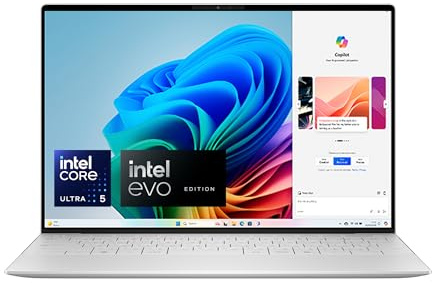 Dell XPS 13 (9350) Laptop Copilot+ 13.4 Inch FHD+ 120Hz, Intel Core Ultra 5 Series 2, 16GB RAM, 512GB SSD, Intel Arc Graphics, Windows 11 Home, Fingerprint Reader, QWERTY Keyboard, Platinum
