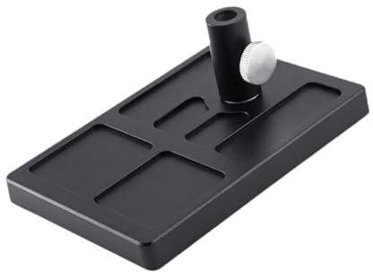 Harilla Étau de Fixation de Mouches, Base de Socle antidérapante, Fournitures de pêche, Outils Pratiques de Fixation de Mouches, Support Organisateur de