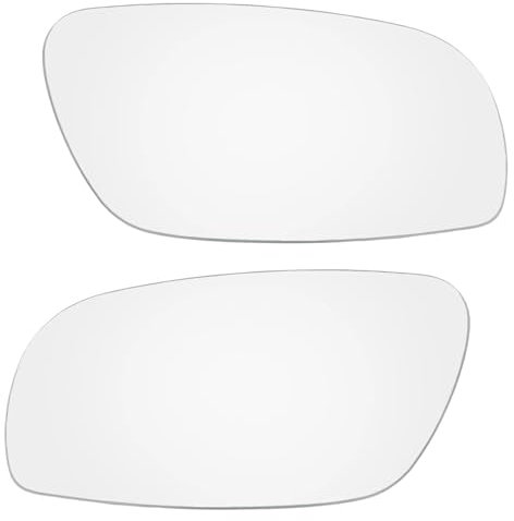 WUYDKEL Kompatibel Mit VW Für Touran MK1 2003–2009. Auto Links Rechts Seitentür-Außenspiegelglas, Konvexes Rückspiegelglas, Ohne Beheiztes Zubehör Außenspiegel Spiegelglas(1 Pair)