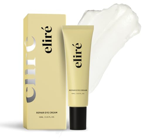 Eliré Repair Eye Cream - Restores and Strengthens Delicate Under-Eye Skin - With Ceramides and Caffeine - Reduces Fine Lines, Wrinkles and Puffiness - Fast-Absorbing - Dermatologist-Tested - 15ml