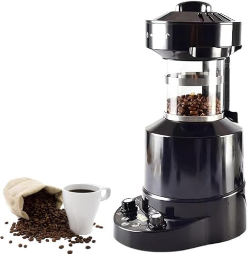 Coffee Roaster Machine,Home Electric Coffee Bean Roaster Machine,Commercial Coffee Roasting Machine,Adjustable Timing and Temperature, for Cafe Shop Home, Office,M
