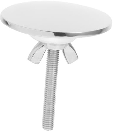 Toddmomy Cache-trou Évier Inoxydable Bouchon Décoratif pour Robinet et Lavabo Prévention des Fuites et Protection les Saletés Installation Facile pour Cuisine et Salle de Bain