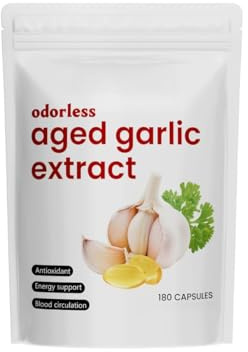 Estratto di aglio invecchiato 7500 mg, supporto antiossidante,1PCS