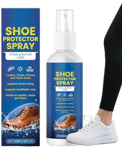 Vattentät stövel spray – fläckborttagare i läder, 100 ml skydd med skärm, tygskyddspar med grepp, utomhusredskap, resetillbehör för män, kvinnor, vandring