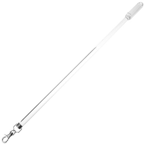Gardinenzugstange Silber für Vorhänge aus Acryl und Eisen | Wiederverwendbar, zum Öffnen und Schließen, Einfache Handhabung, für Büro und Zuhause