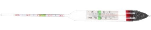FUNOMOCYA 1stück Salzwasser Hydrometer aus Glas für Aquarium Salinitätsmessung Meerwasser Dichtemesser mit Hoher Empfindlichkeit und Langlebigem Material Präzise Wassertest für Aquarien