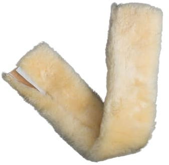 CALEVO® - Lammfell Gurtschoner mit Klett