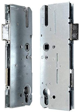 KFV Reparatur Schlosskasten Hauptschloss AS 8250 Dornmaß: 60mm (57mm) / Entfernung: 92mm, incl. SN-TEC® Montagematerial zum Schrauben und Nieten & SN-TEC® Montageanleitung