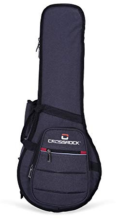 Crossrock Mandolinenkoffer, 10 mm gepolsterte Rucksacktasche für A&F Style (CRSG107MAFDG)