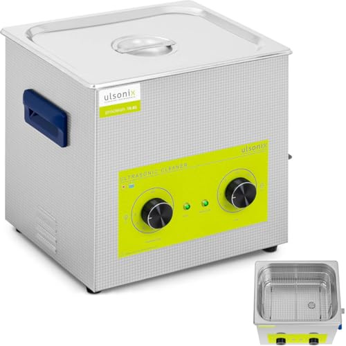 ulsonix PROCLEAN 10.0MS Ultraschallreiniger 10 l Ultraschallreinigungsgerät 240 W 40 kHz Heizleistung 300 W Ultraschall Reinigungsgerät Ultraschallbad Ultrasonic Cleaner